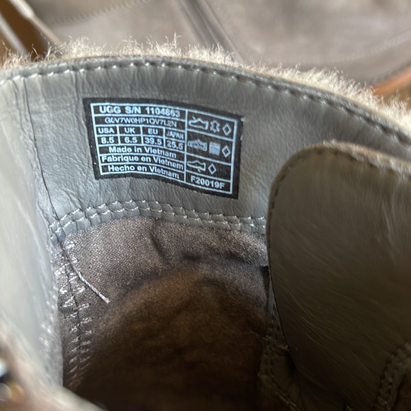 Ugg grey Kirke midi ankle boots - Picture 11 of 12